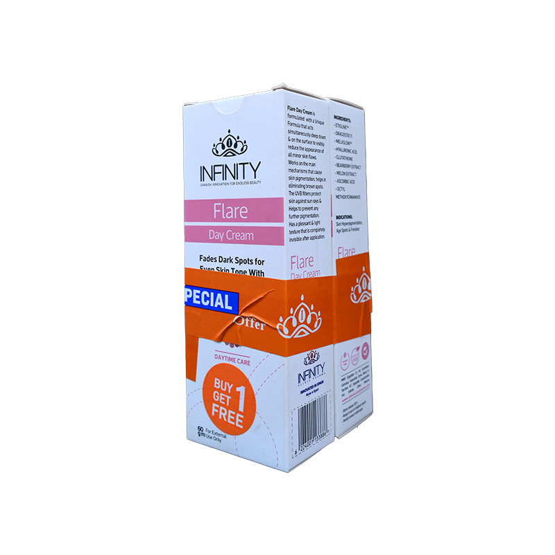 INFINITY FLARE DAY CREAM 60 GM+1 FREE 1 BOX