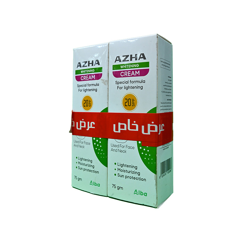AZHA WHITENING CREAM SPF20 75GM+1 SP OFFER 1 ONE UNIT