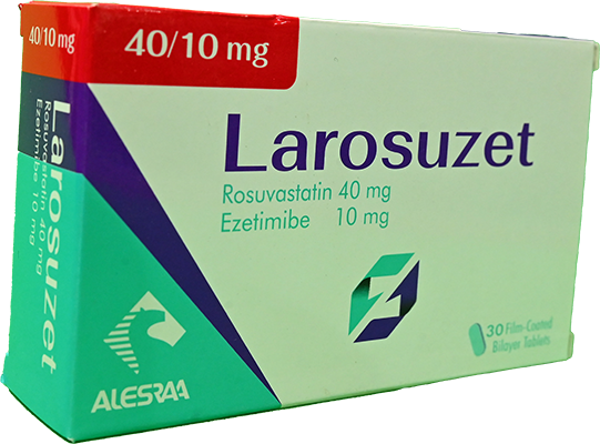 LAROSUZET 40/10MG TAB 3 STRIP 30 TAB