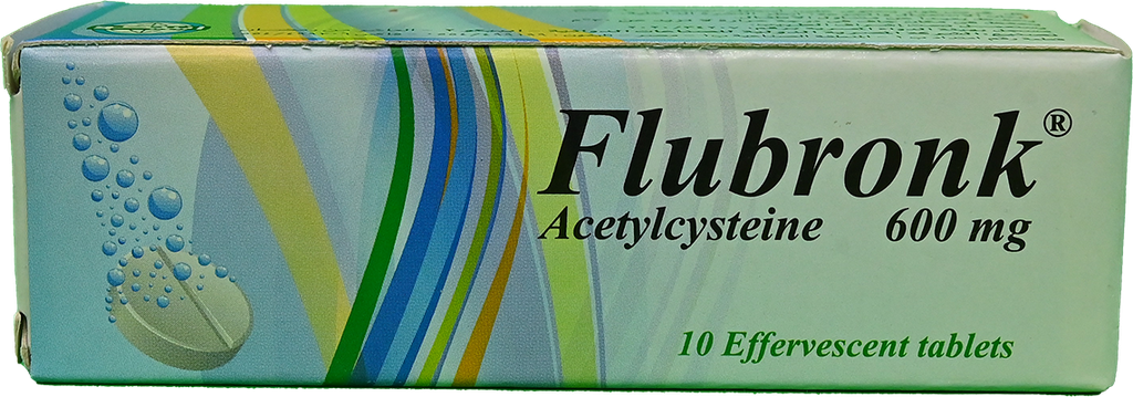 FLUBRONK 600MG EFF TAB 1 BOX 10 TAB