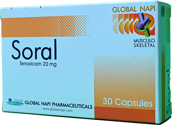 SORAL 20 MG CAP 3 STRIP 30 CAP