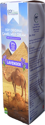 EGY ORIGINAL CAMEL MILK CREAM LAVENDER 200ML 1 BOX