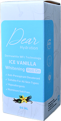 DEAR ICY VANILLA WHITENING ROLL ON 60 ML @ 1 BOX