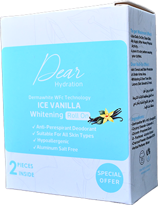 DEAR ICY VANILLA WH ROLL ON 2 PIECES SP OFFER@ 1 BOX