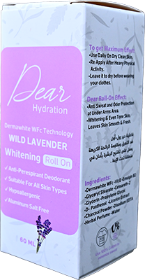 DEAR WILD LAVENDER WHITENING ROLL ON 60 ML @ 1 BOX