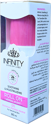 INFINITY SOOTH&MOIST HERBAL SCENT ROLL ON 80ML 1 BOX