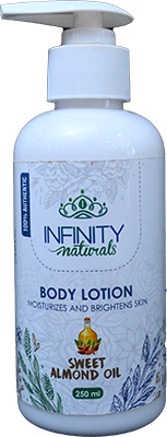 INFINITY BODY LOTION SWEET ALMOND OIL 250 ML 1 BOX