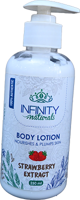 INFINITY BODY LOTION STRAWBERRY EXTRACT 250 ML 1 BOX