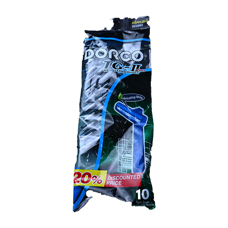 DORCO TG 2 PLUS 10 MACHINE  1 BOX