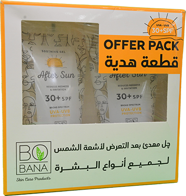 BOBANA AFTER SUN GEL 30+SPF 150ML+1 FREE 1 BOX