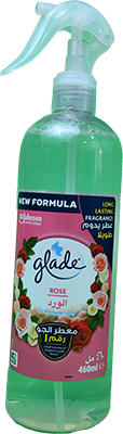 GLADE AIR FRESHENER ROSE SPRAY 460 ML 1 BOX