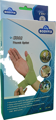 BODYFIX THUMB SPLINT SUPPORT C001 (XXL) 1 BOX