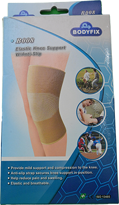 BODYFIX ELASTIC KNEE SUPPORT W/ANTI SLIP B008 (M) 1 BOX