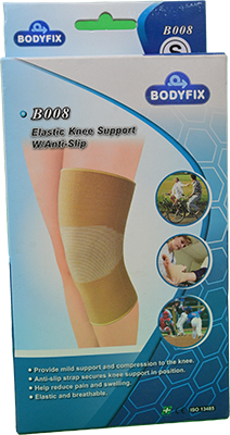 BODYFIX ELASTIC KNEE SUPPORT W/ANTI SLIP B008 (S) 1 BOX