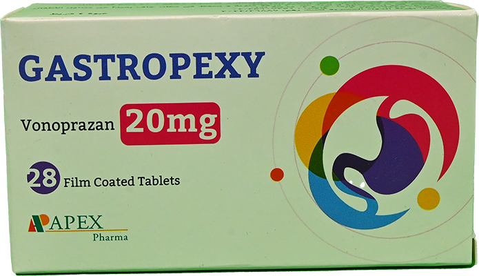 GASTROPEXY 20 MG TAB 4 STRIP 28 TAB