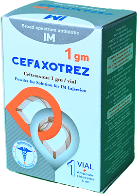 CEFAXOTREZ 1 GM IM VIAL  1 BOX