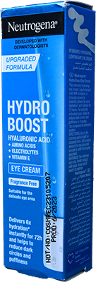 NEUTROGENA HYDRO BOOST EYE CREAM 15ML 1 BOX