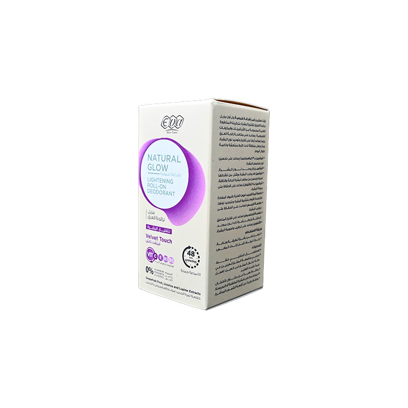 EVA NATURAL GLOW VELVET TOUCH LIGHT ROLL ON 60ML 1 BOX