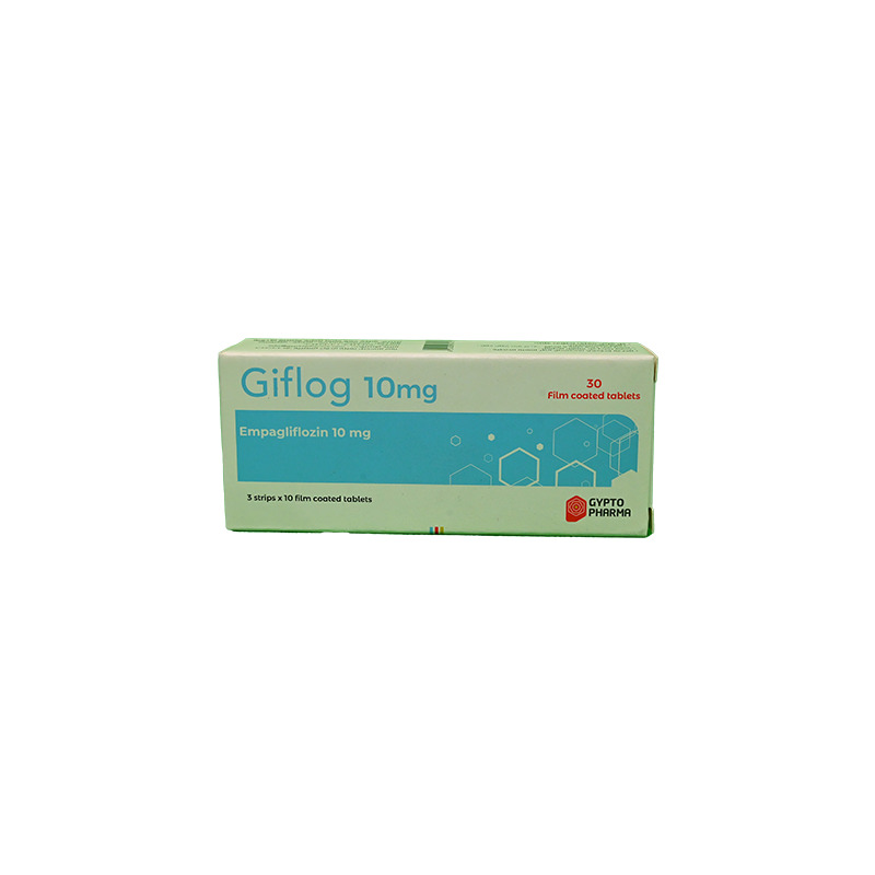 GIFLOG 10 MG TAB 3 STRIP 30 TAB