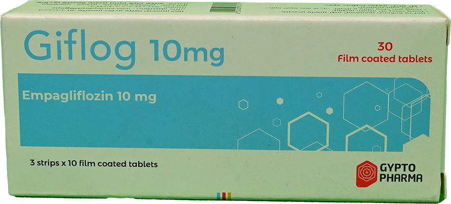 GIFLOG 10 MG TAB 3 STRIP 30 TAB