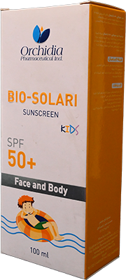 ORCHIDIA BIO SOLARI SUNSCREEN SPF50+ CREAM 100ML 1 BOX