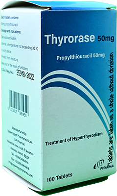 THYRORASE 50 MG TAB 1 BOX 100 TAB