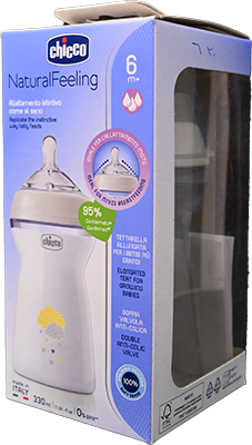 CHICCO NATURAL FEELING +6M 330ML 3763 1 ONE UNIT