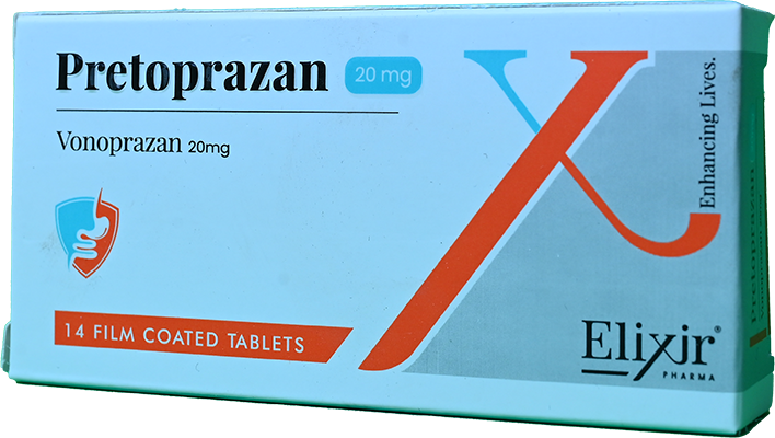 PRETOPRAZAN 20MG TAB 2 STRIP 14 TAB