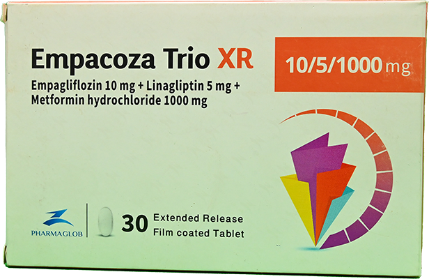 EMPACOZA TRIO XR 10/5/1000 MG TAB 3 STRIP 30 TAB