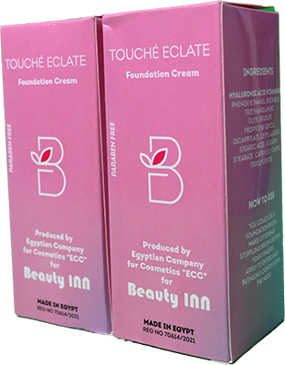 TOUCH ECLATE FOUNDATION NUDE CREAM 1+1 FREE 1 BOX