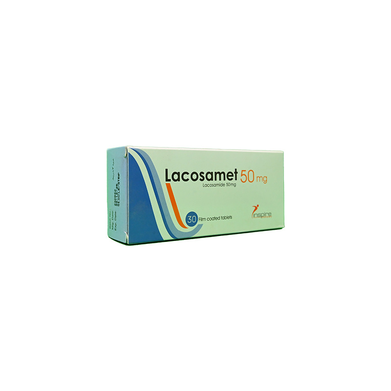 LACOSAMET 50 MG TAB 3 STRIP 30 TAB