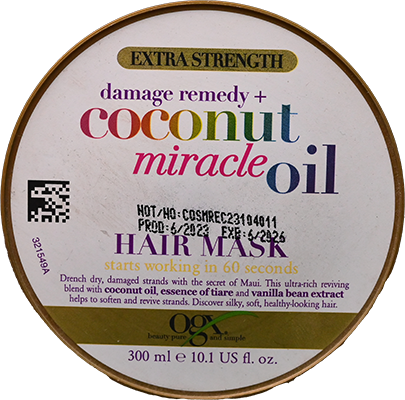 OGX COCONUT MIRACLE OIL HAIR MASK 300 ML 1 ONE UNIT