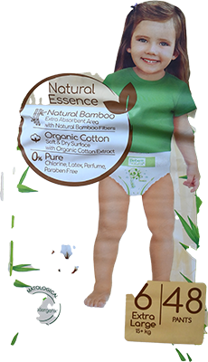 BEBEM NATURAL PANTS 6 EXTRA LARGE 48 DIAP 1 BOX