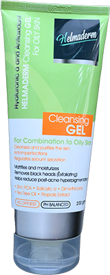 HELMADERM OILY SKIN CLEANSING GEL 200ML 1 BOX