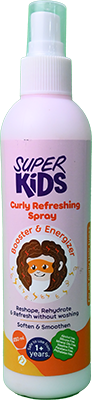 SUPER KIDS CURLY REFRESHING SPRAY 250ML 1 BOX