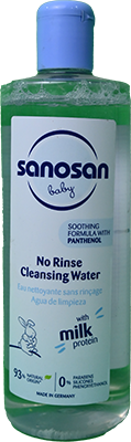 SANOSAN BABY NO RINSE CLEANSING WATER 500ML 1 BOX