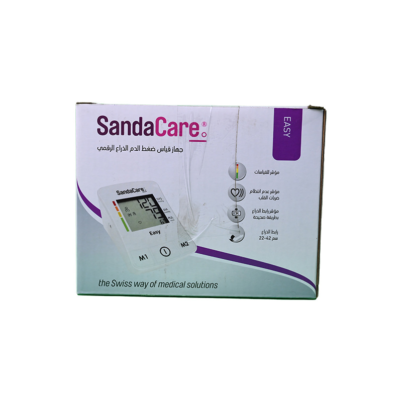 SANDA CARE EASY جهاز قياس ضغط الدم الذراع الرقمي 1 BOX