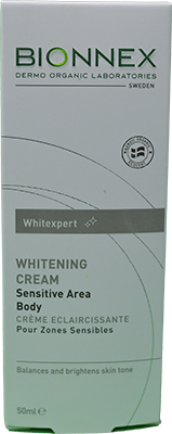 BIONNEX WHITEXPERT WHIT SENSITIVE AREA BODY CR50ML 1 BOX