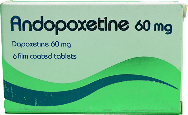 ANDOPOXETINE 60 MG TAB 2 STRIP 6 TAB