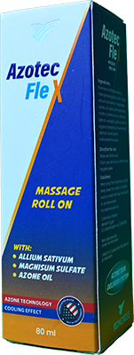 AZOTEC FLEX MASSAGE ROLL ON 80 ML 1 BOX