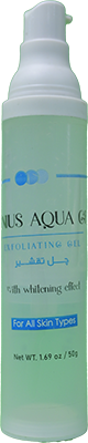 GENIUS AQUA EXFOLITING GEL 50 GM  1 BOX