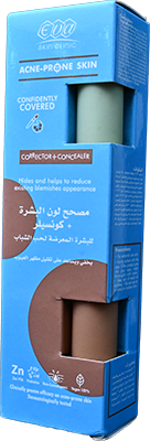 EVA ACNE PRONE SKIN CORRECTOR&CONCEALER 2*6ML 1 BOX