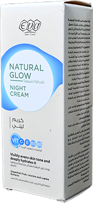 EVA SKIN NATURAL GLOW NIGHT CREAM 50G 1 BOX