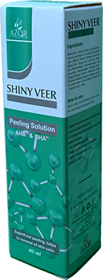 SHINY VEER PEELING SOLUTION AHA & BHA 40 GM  1 BOX