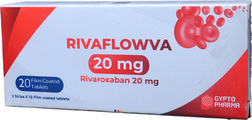 RIVAFLOWVA 20 MG TAB 2 STRIP 20 TAB