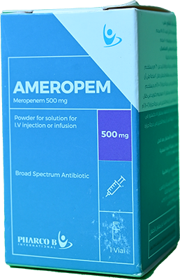 AMEROPEM 500MG I.V VIAL 1 BOX