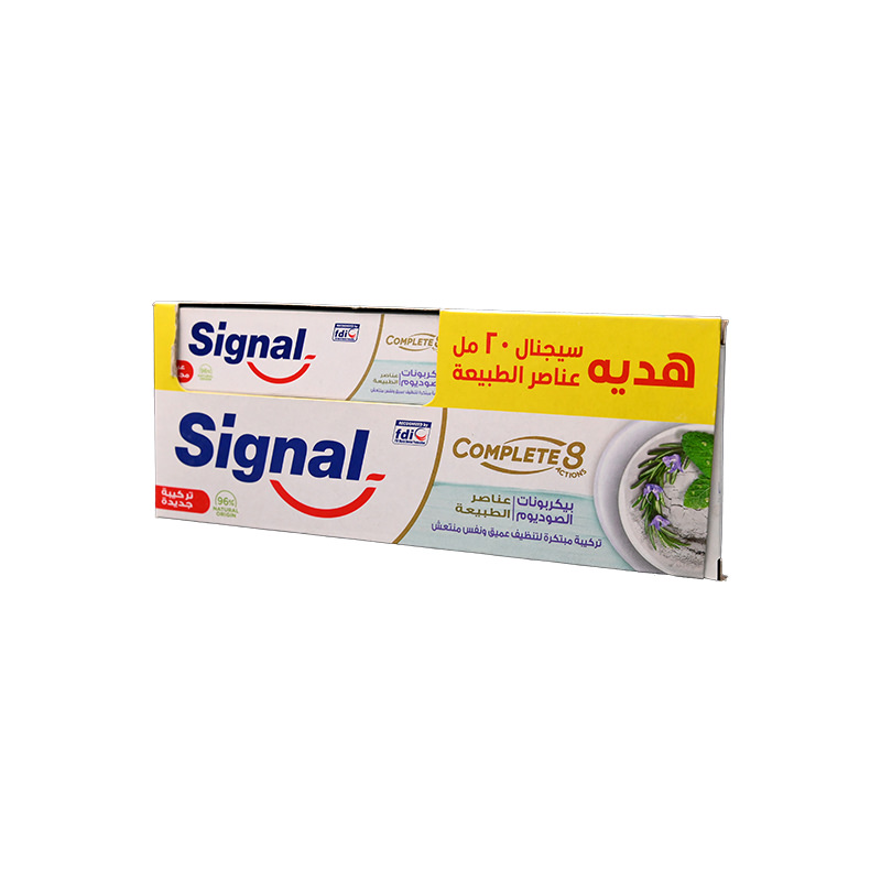 SIGNAL COMPLETE8 BAKING SODA 100ML+20ML FREE 1 BOX