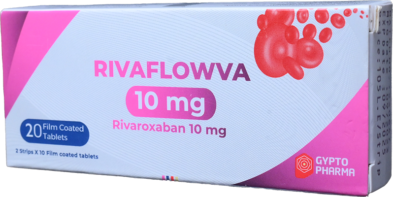 RIVAFLOWVA 10 MG TAB 2 STRIP 20 TAB