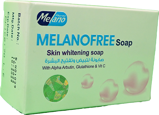 MELANOFREE SKIN CLEANSING&LIGHTENING SOAP 100GM 1 BOX