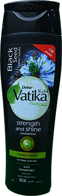 VATIKA SHAMPO BLACK SEED 180 ML DIS 15% 1 BOX